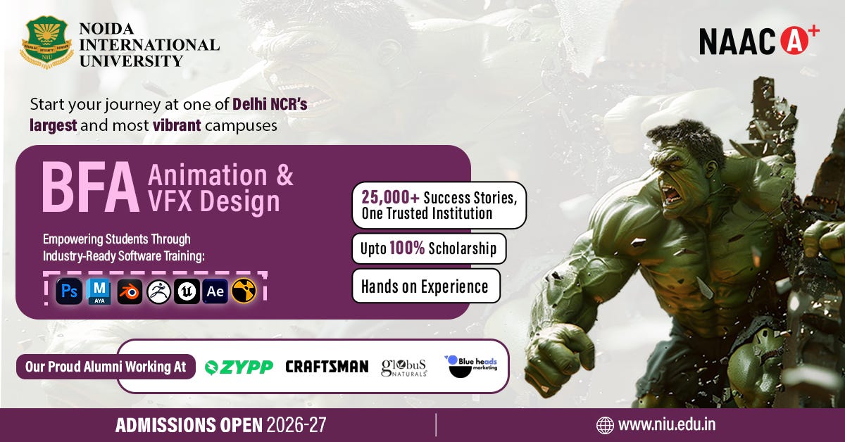 BFA in Animation & VFX: Turn your Imagination into a Career