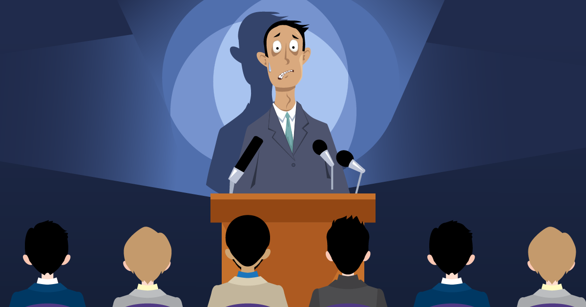 Fear Of Speaking In Front Of An Audience 5 tips for overcoming the fear of public speaking! | by Andy Harrington
