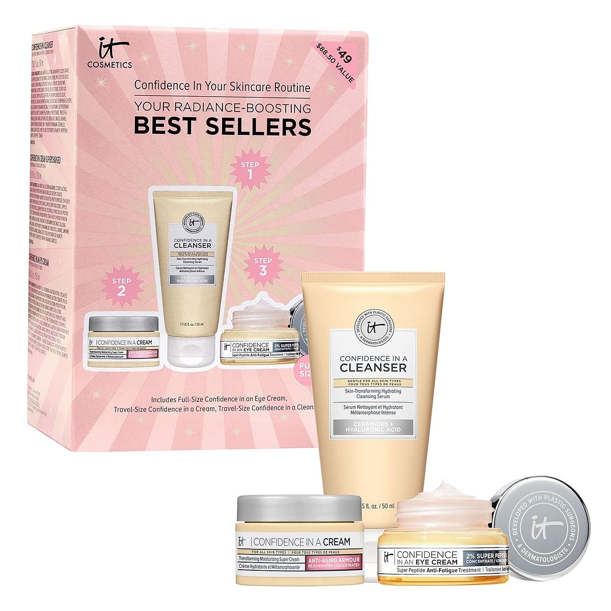 Unveiling Radiance: A Deep Dive into the IT Cosmetics Best Sellers Skincare Gift Set (Limited 