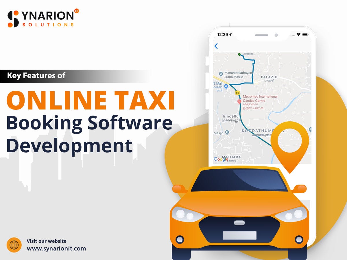 Key Features of Online Taxi Booking Software Development