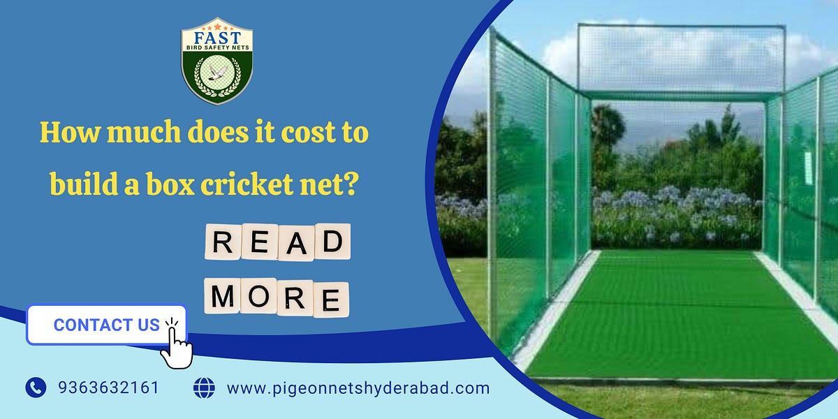 How much does it cost to build a box cricket net? by Fast Safety Nets