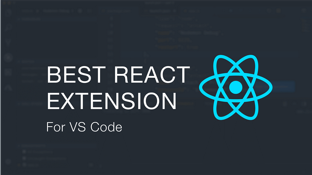 VSCode Extensions for React.js & General Use | by alohajt | Medium