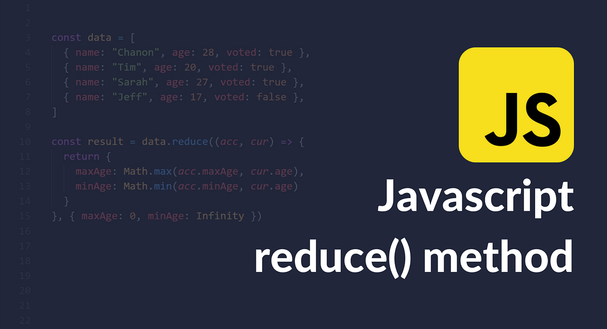 Learn Javascript reduce() through five simple examples | by Chanon Roy ...