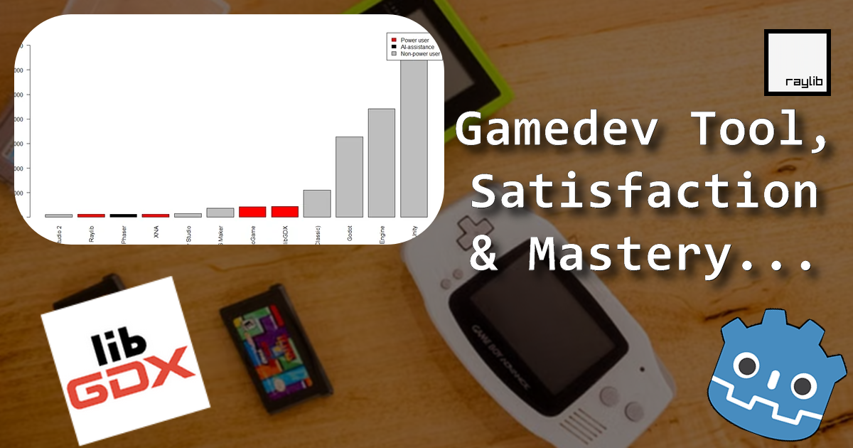 CODE #7: COMPETING GAME DEVELOPMENT TOOLS — SATISFACTION AND FEELING OF MASTERY