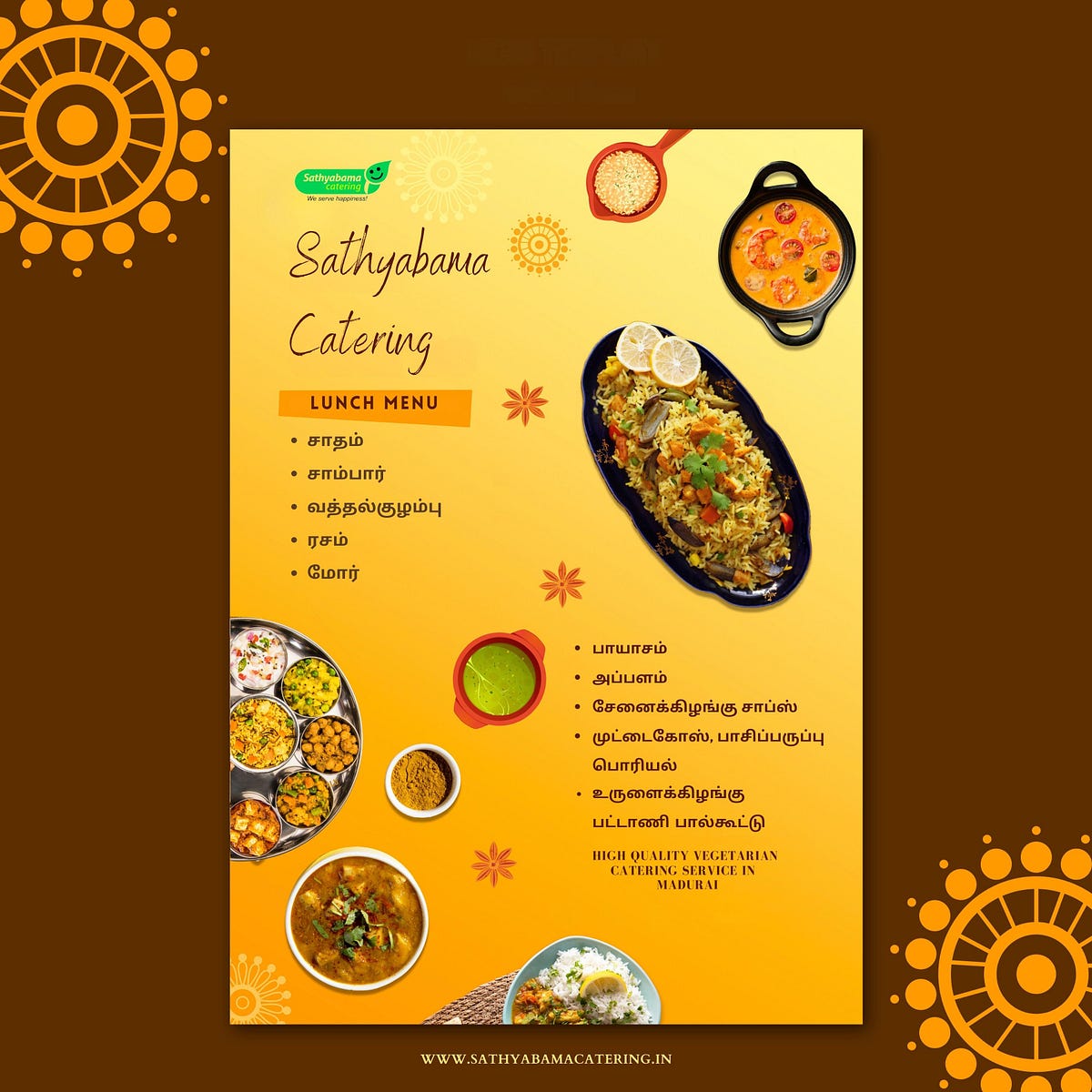 Sathyabama Catering Elevating Vegetarian Catering in Madurai by