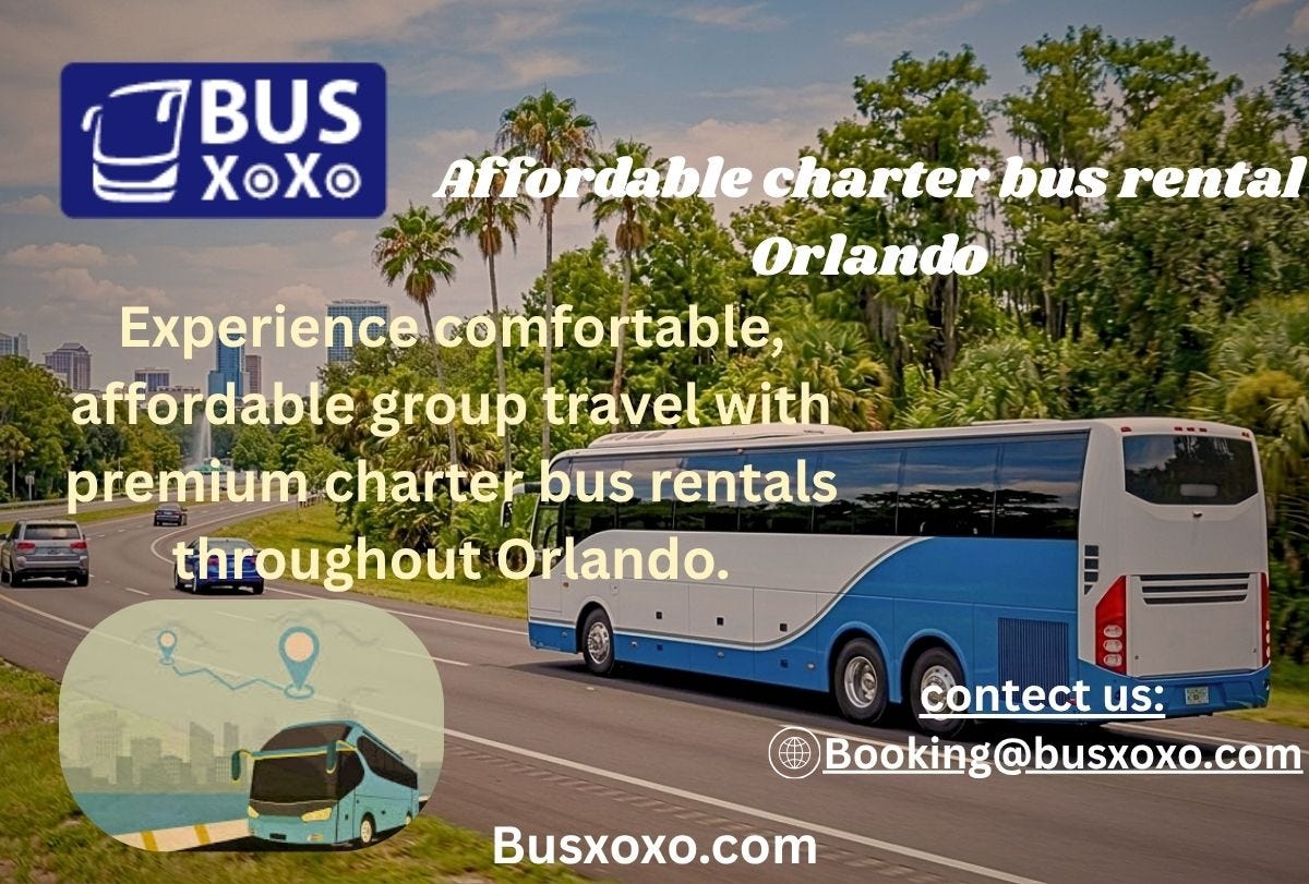Affordable charter bus rental Orlando