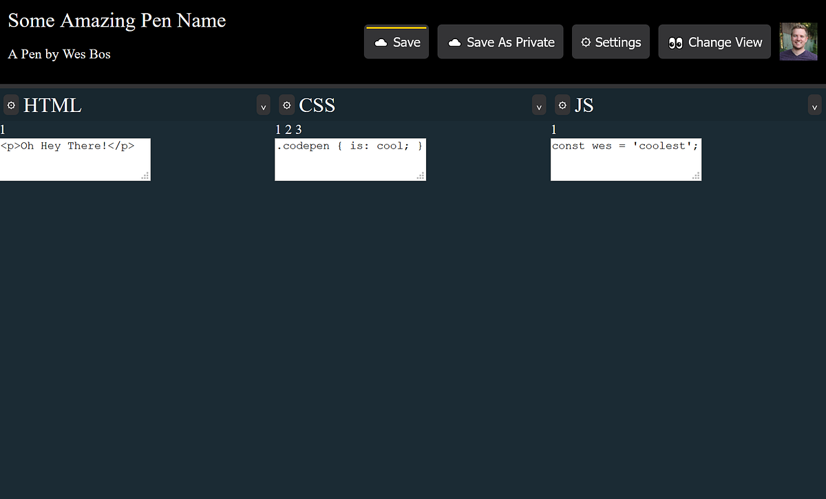 CSS Grid (Part 20C) — Recreating Codepen | by Emily Y Leung | Uncurated ...