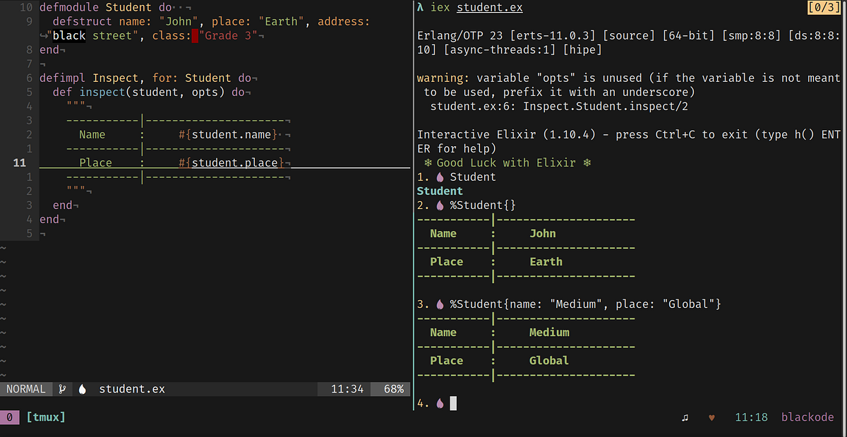 Elixir Protocols — Implementing Inspect over custom data type | by ...