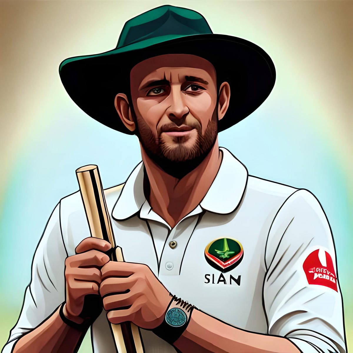 NATHAN LYON (The Unbelievable Story of Nathan Lyon) by Tiyasha Sew