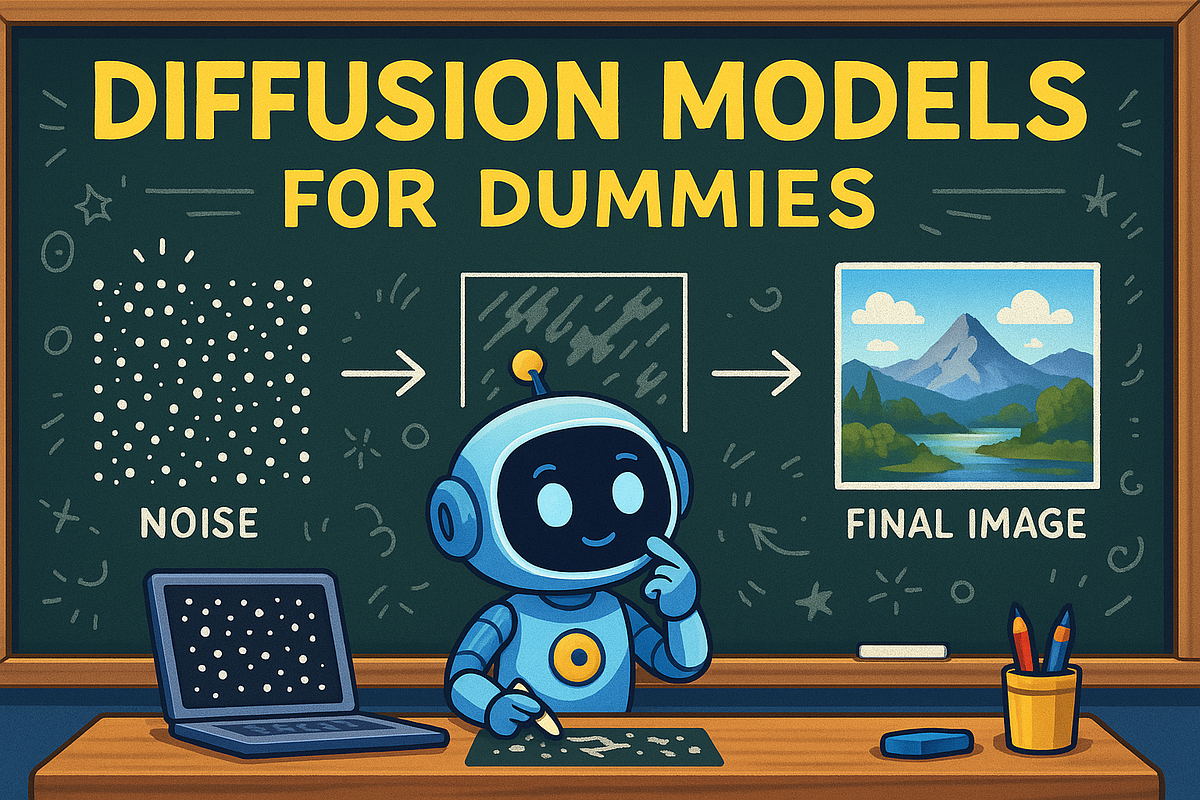 Diffusion Models for Dummies (2025): From Noise to Art | Medium