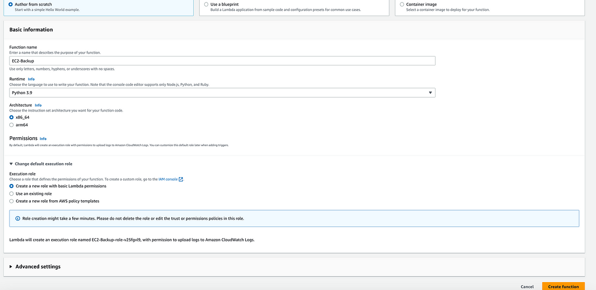 Automate EC2 AMI Backup Using Lambda Function and schedule with AWS ...