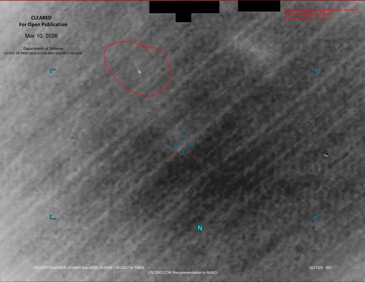 New Analysis of the DoW release of UFO/UAP files and videos as they correlate to our Moongraph…