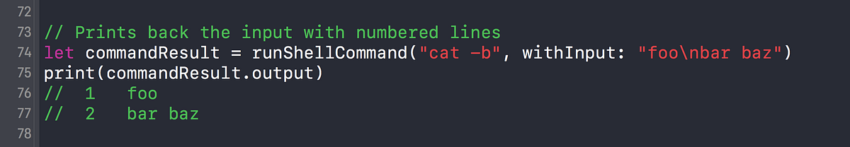Running a shell process from swift | by Vinicius Vendramini | Medium