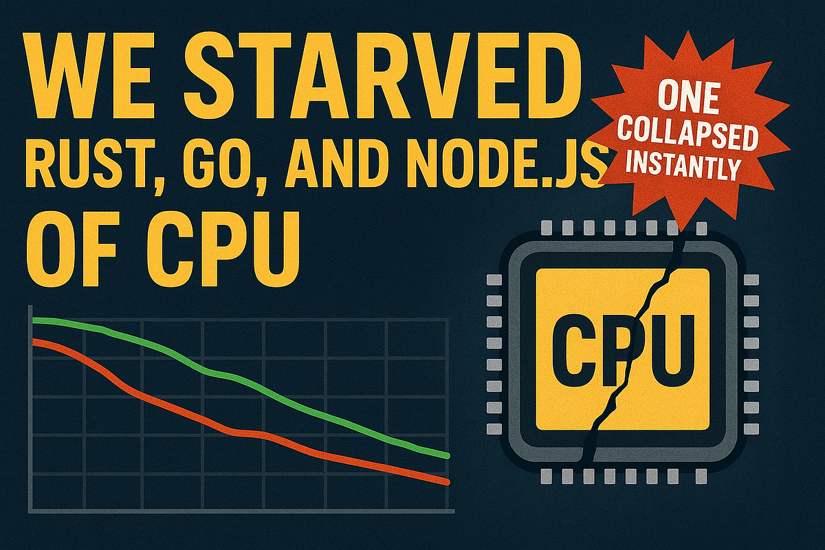 We Starved Rust, Go, and Node.js of CPU. One Collapsed Instantly | by ...