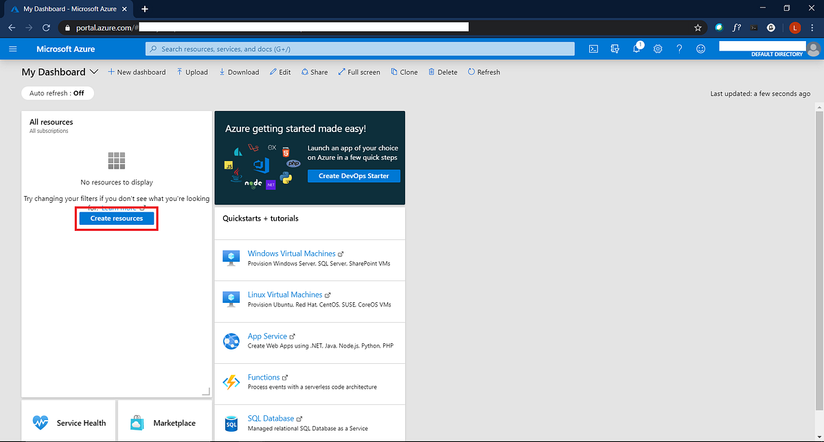 Creating resource group in Azure. In this blog we are going to create… by Mayur Saparia Medium