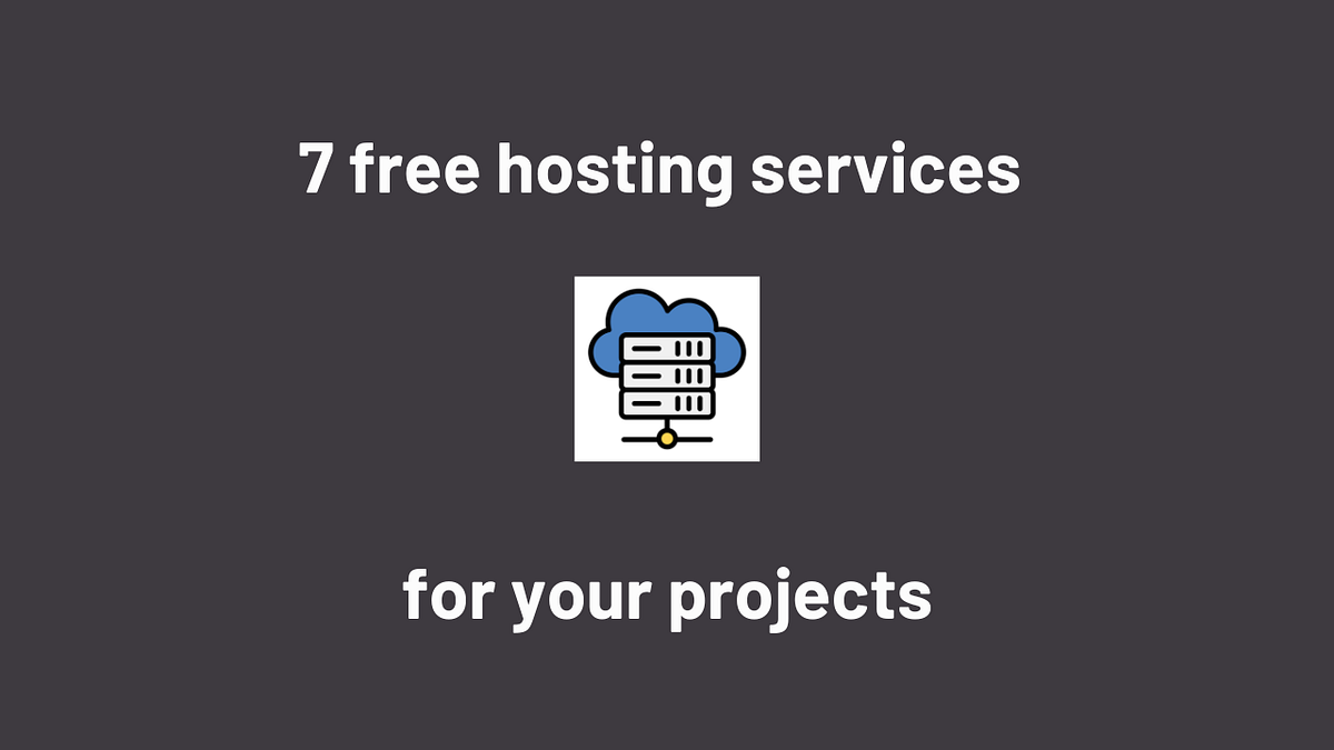 Free hosting services for your projects in 2024 by pavlo kolodka