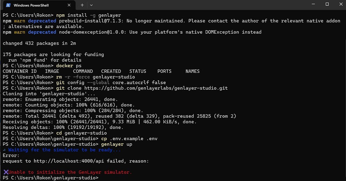 How to Setup GenLayer Studio on Windows & Fix Common Errors (localhost ...
