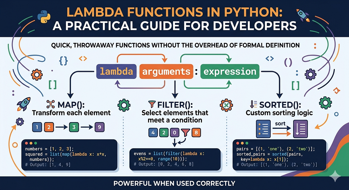 Lambda Functions in Python : A Practical Guide for Developers | by ...