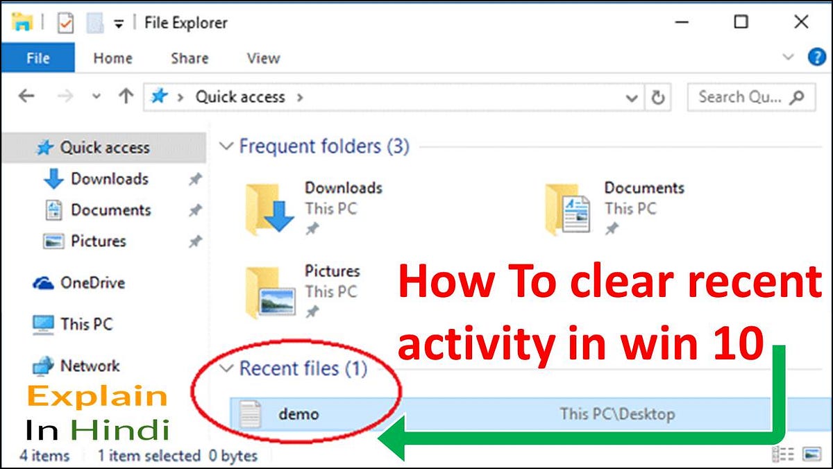 How to Clear Your File Explorer “Recent Files” History in Windows 10