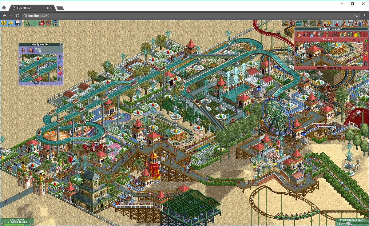 How to browserize RollerCoaster Tycoon? | by Johannes Bader | Medium
