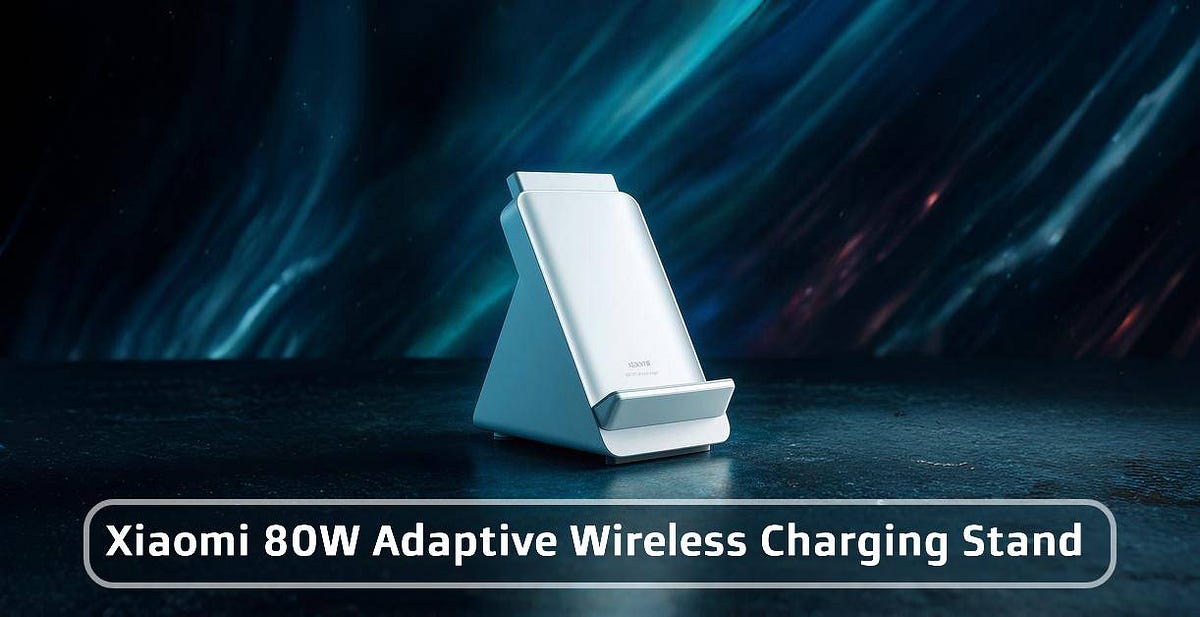 Xiaomi 80W Adaptive Wireless Charging Stand With Ultra-Fast, Smart & Sleek Charging Solution