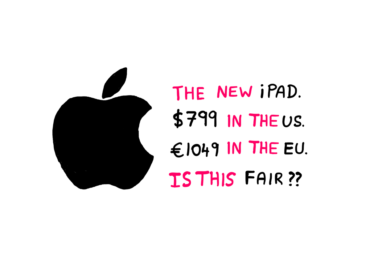 Apple Charges More Money For Its Products In Europe. Why? by Hemanth