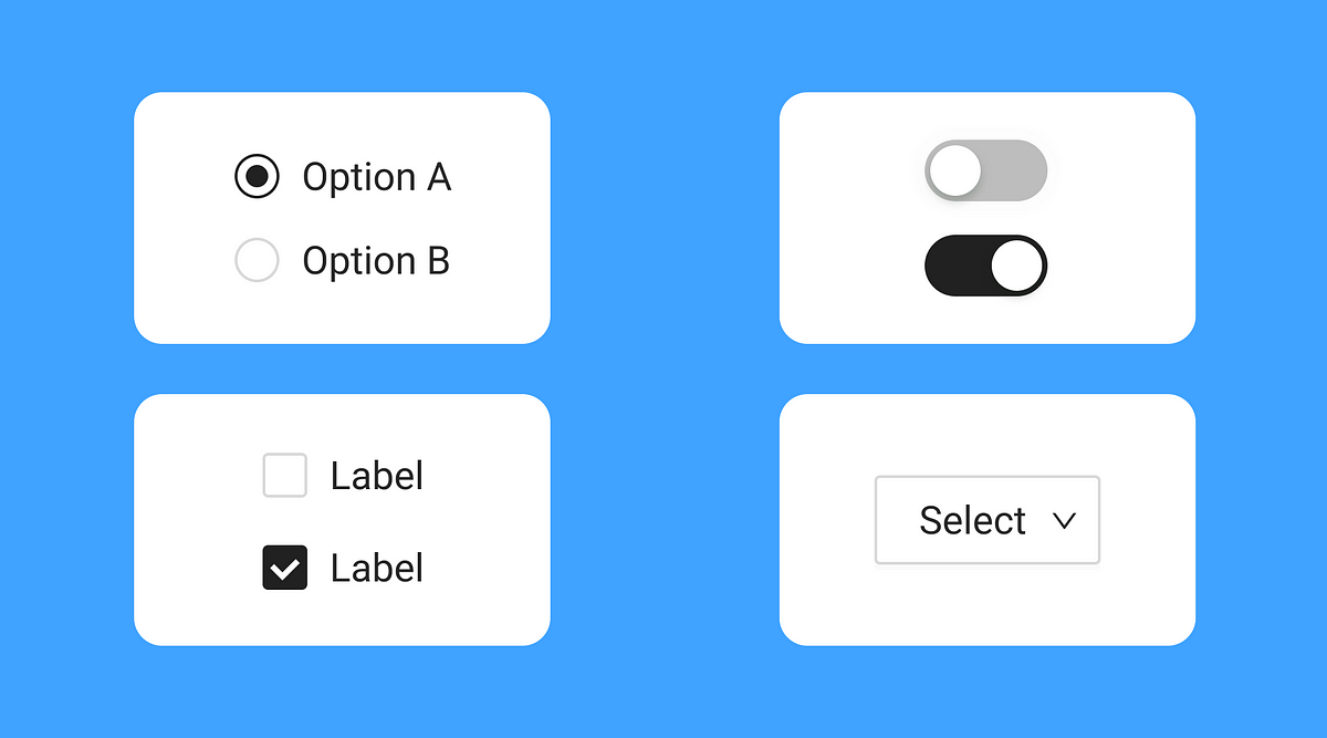 Toggle Buttons  Web app design, Web layout design, User interface