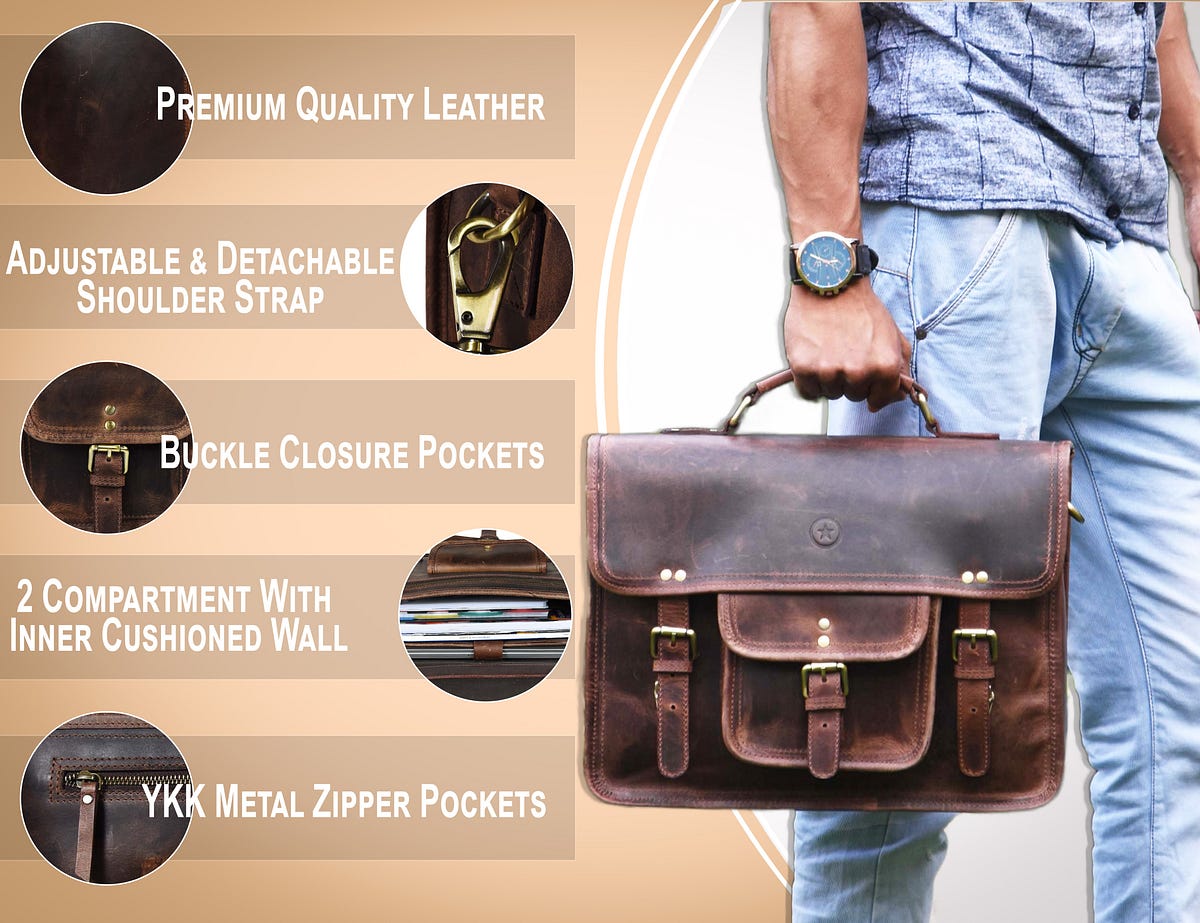 Choosing the Right Messenger Bag Leather vs. Canvas for Style and