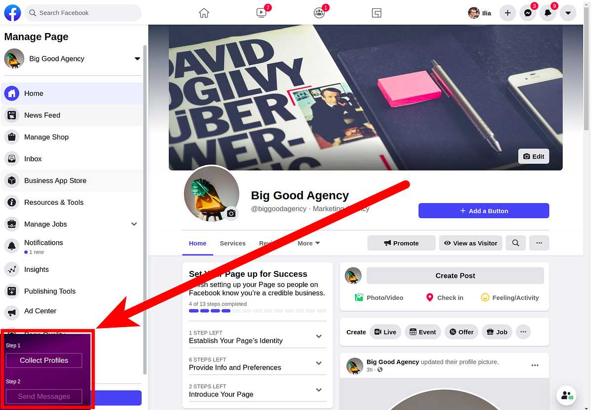 How to send a mass message on Facebook — How to get your competitor’s