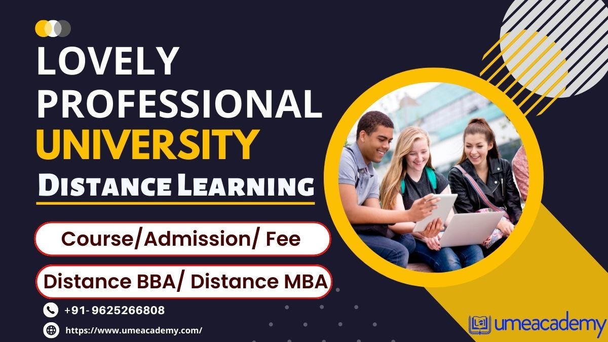 Lovely Professional University Distance MBA Fees Rashi Mathur Medium