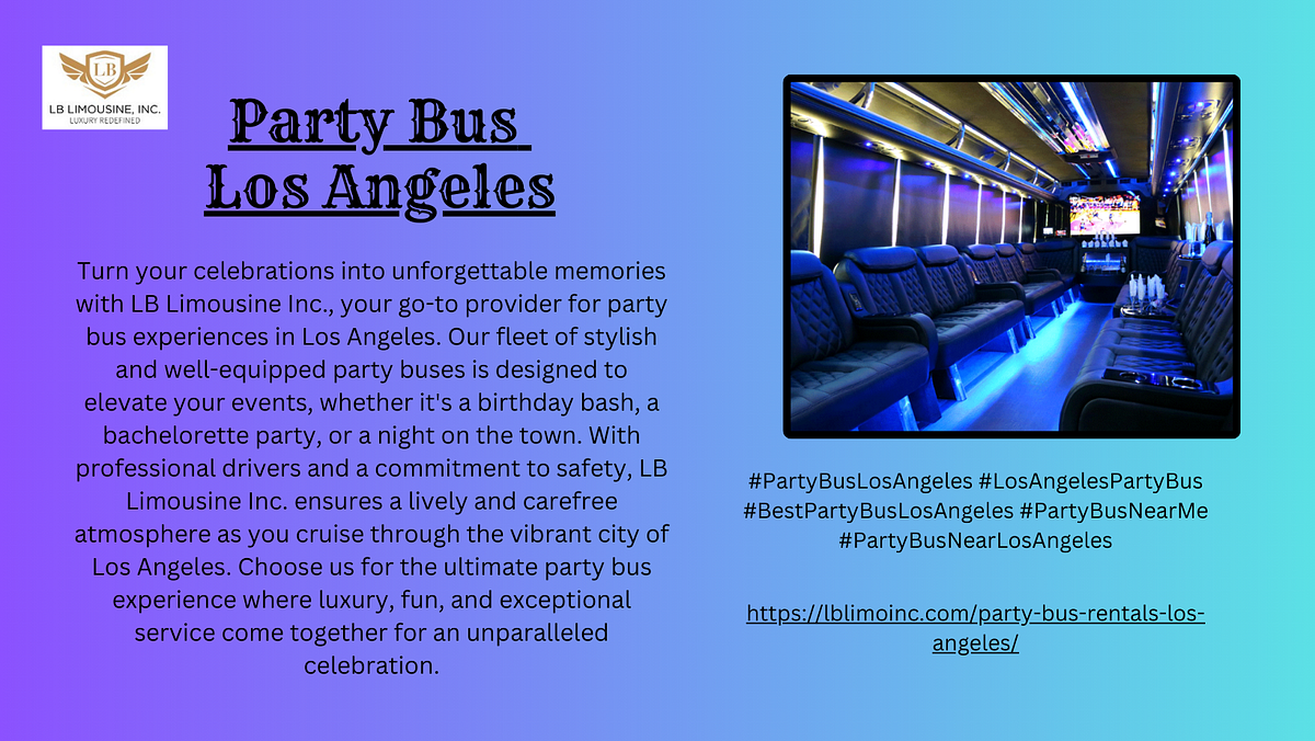 Party Bus Los Angeles Ruby M. Medium