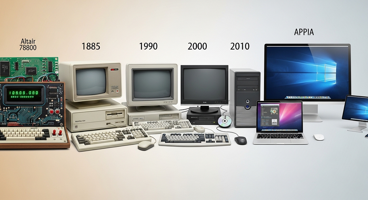 The Evolution of Personal Computers: From Room Sized Machines to Modern ...