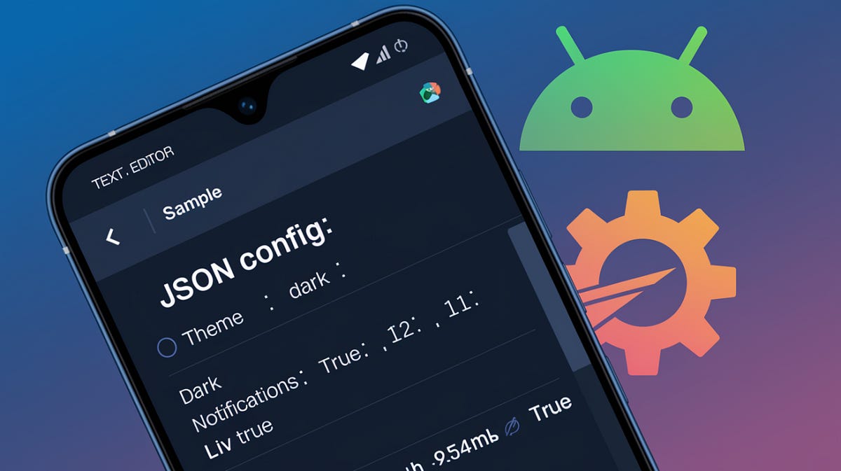 Editable Config Files: A UI-less Way to Configure Android Apps and Services