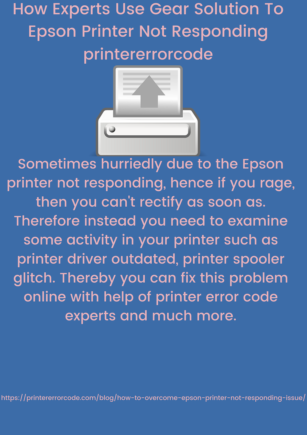 How Experts Use Gear Solution To Epson Printer Not Responding