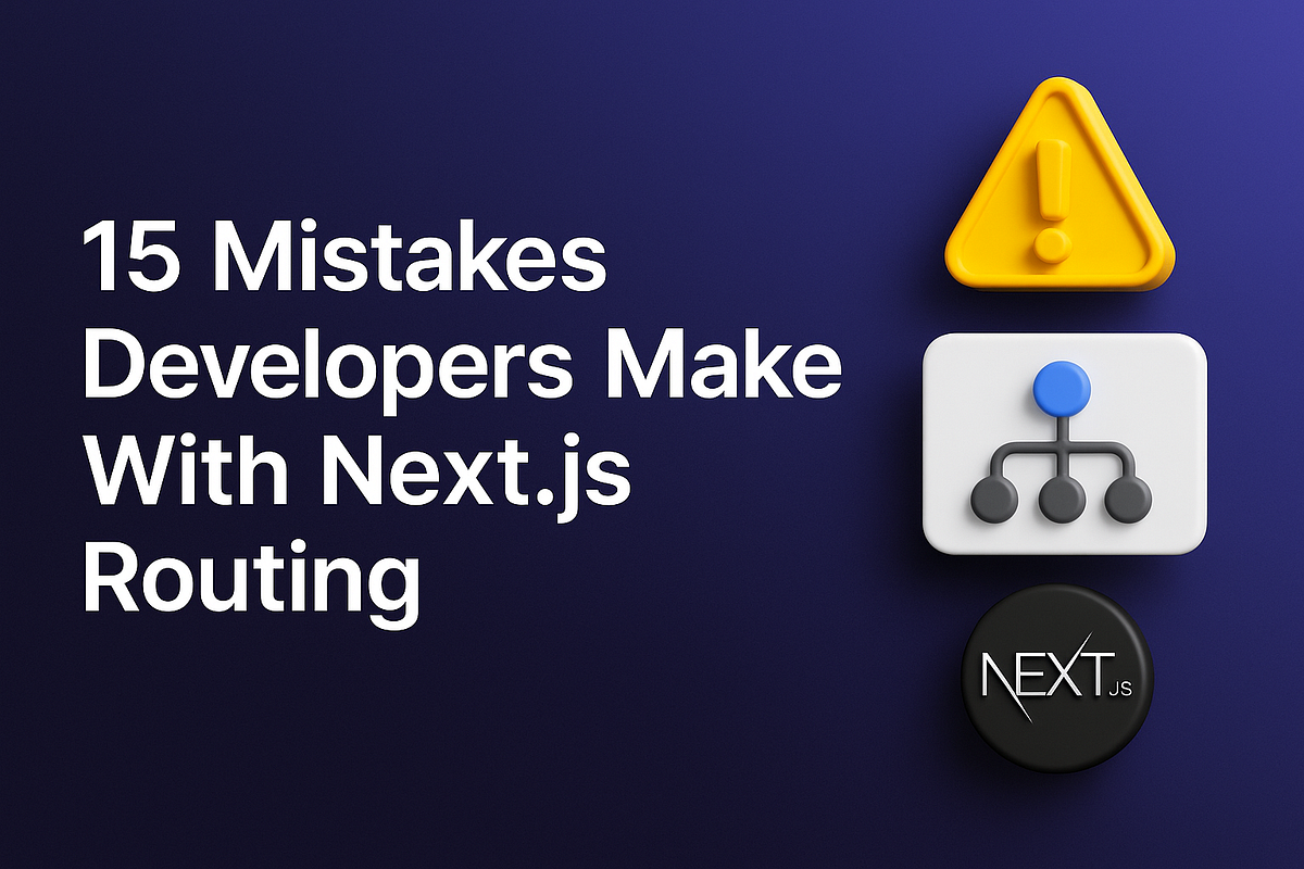 15 Mistakes Developers Make With Next.js Routing | by TechByRahmat | Medium