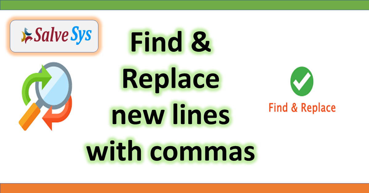 Replace New Lines with Commas than write by Salvesys Jun, 2023 Medium