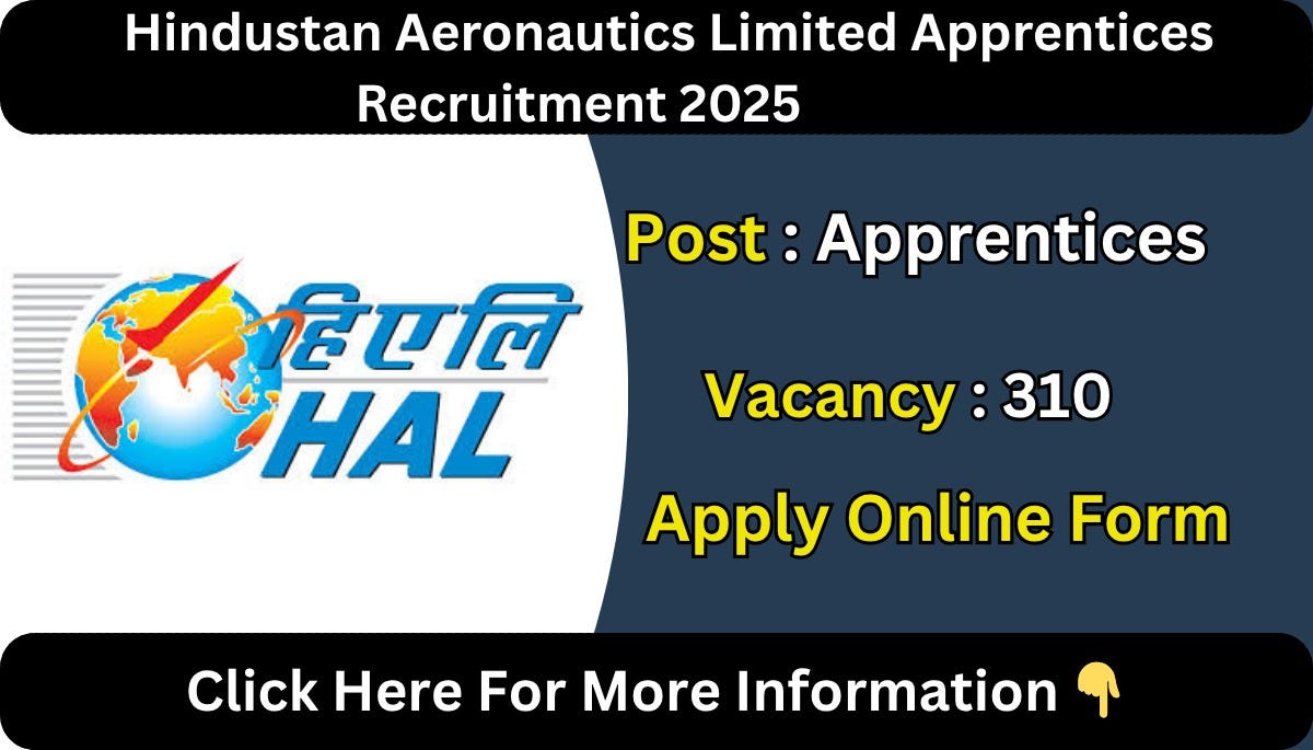*✅ Hindustan Aeronautics Limited Recruitment 2025 👇*