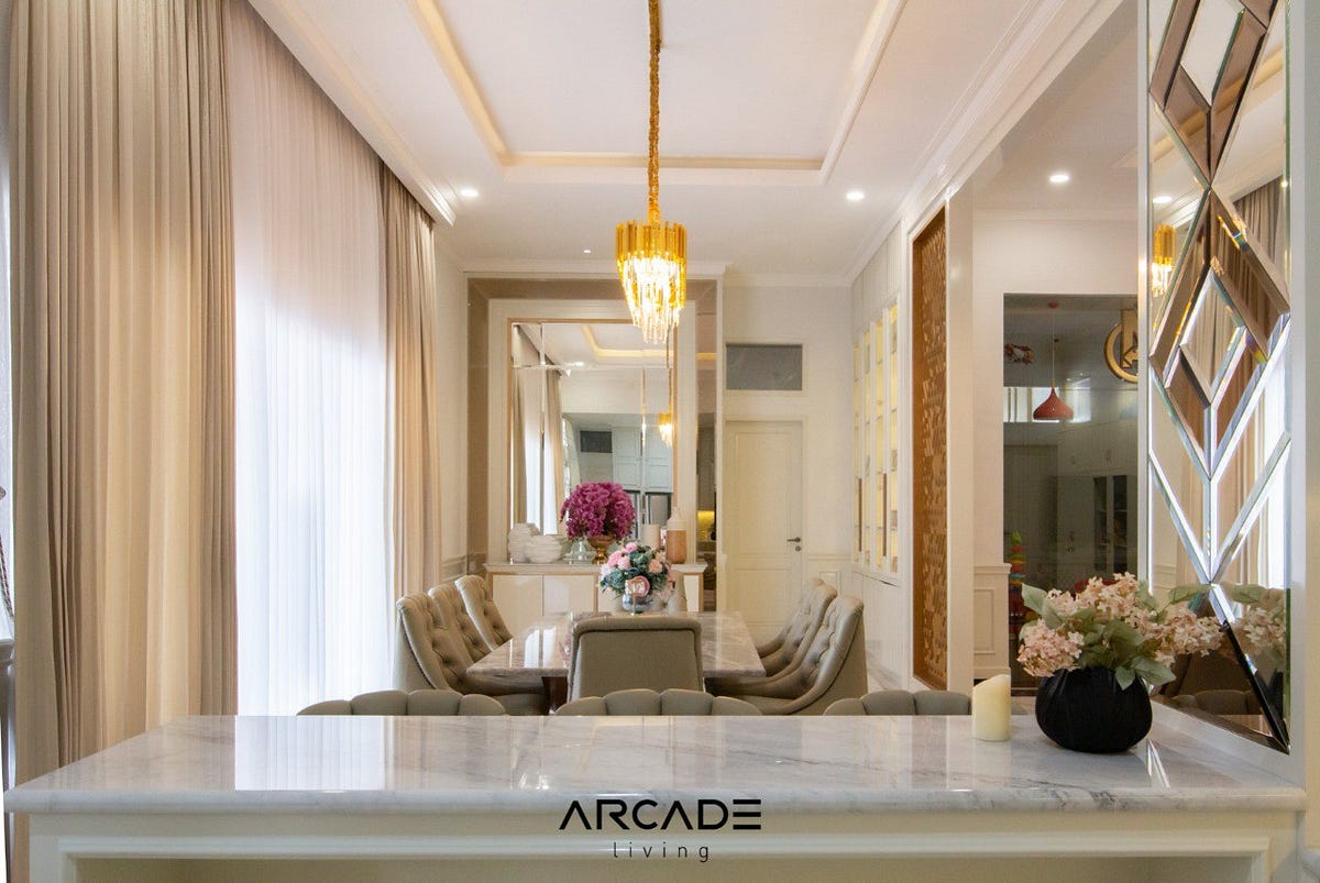 JASA DESAIN INTERIOR RUANG TAMU UNTUK KELUARGA - ARCADE LIVING - Medium