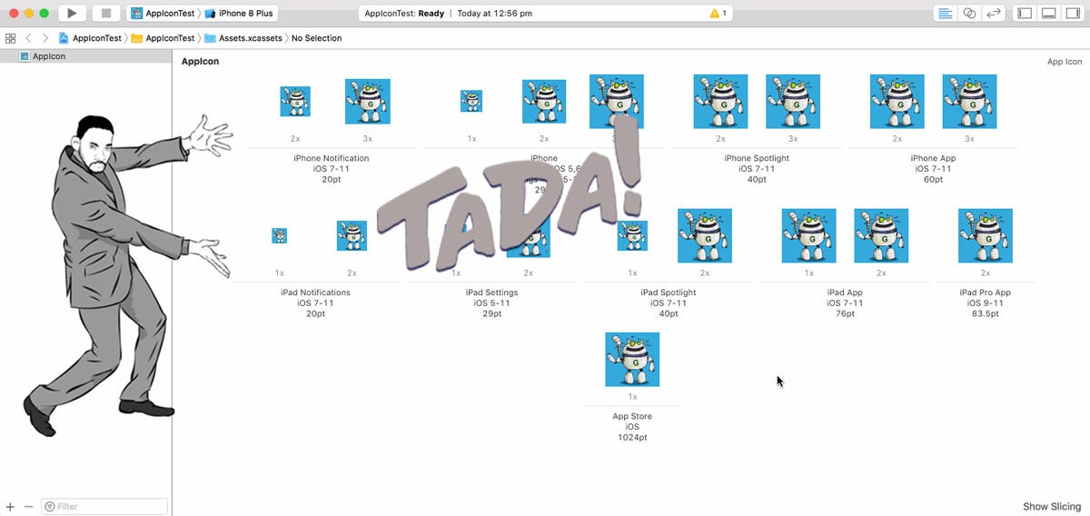 Xcode What’s up with App Icons?. When you create an image set in Xcode
