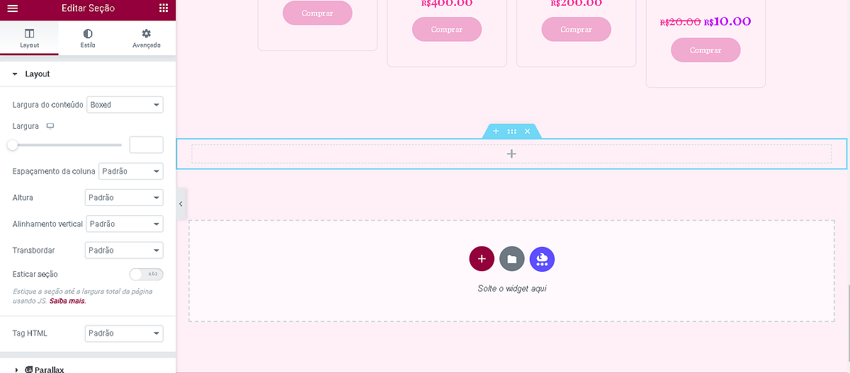 Como colocar um item sobre o outro no Elementor - Matheus R. Rosa - Medium