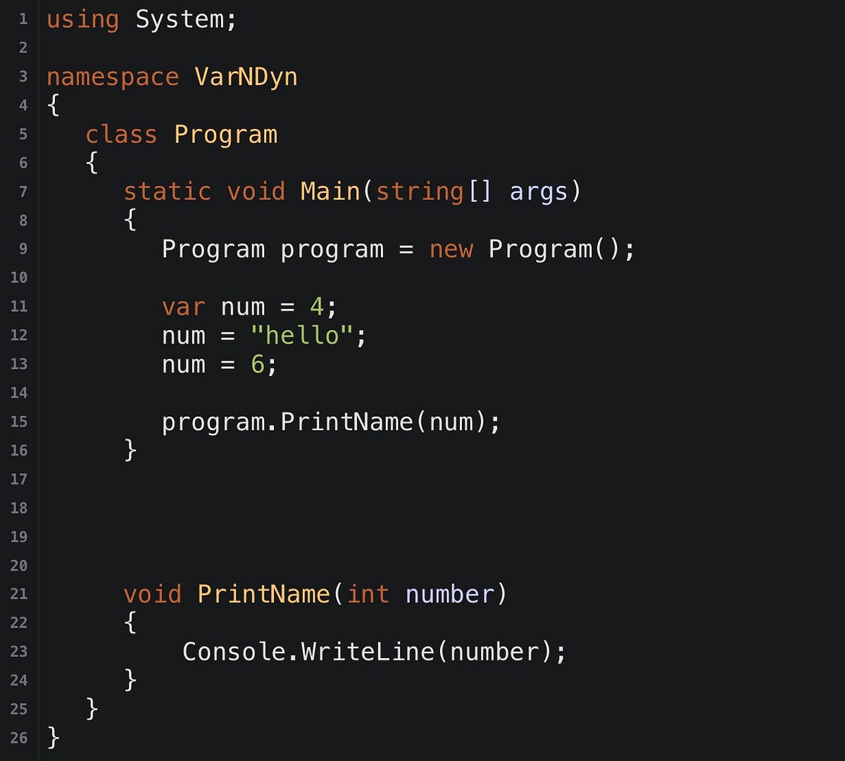 C#: var and dynamic. Today we will be talking about var and… | by ...
