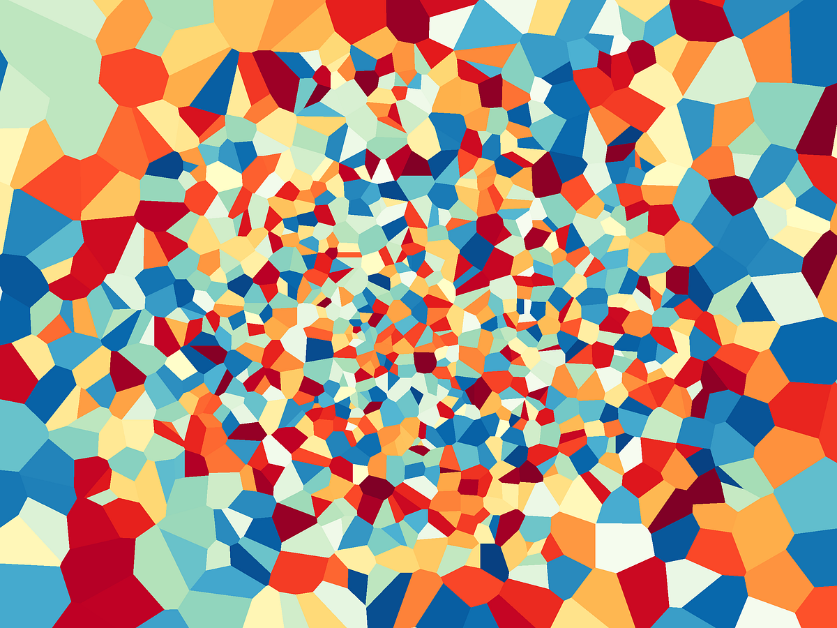 Artistic Voronoi Diagrams in Python | by Frank Ceballos | Frank ...