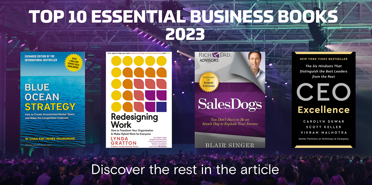 10 essential business books for 2023 (alltime & new) by BRAND MINDS