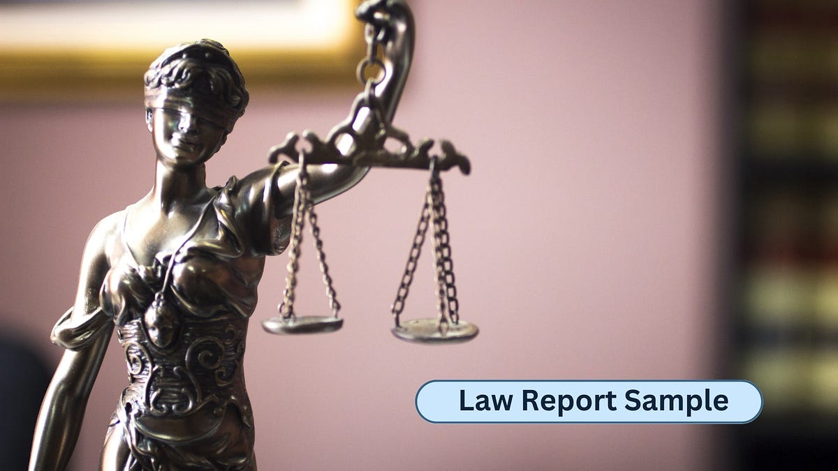 Law Report Sample - Paul watson - Medium