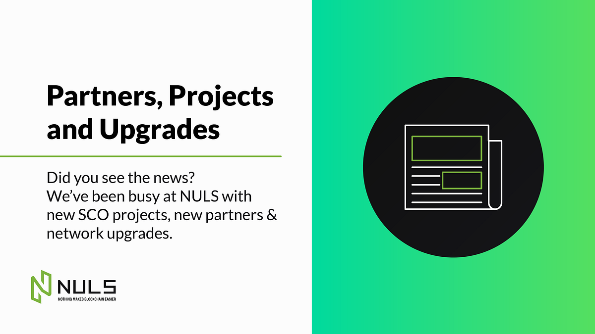Partners, Projects & Upgrades. What a week! We warned you of the… | by NULS  AI | Medium
