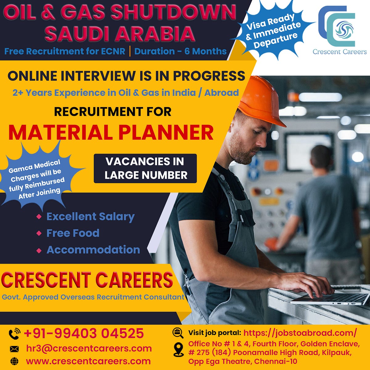 MATERIAL PLANNER INTERVIEW IS IN PROGRESS] by Abroad Job