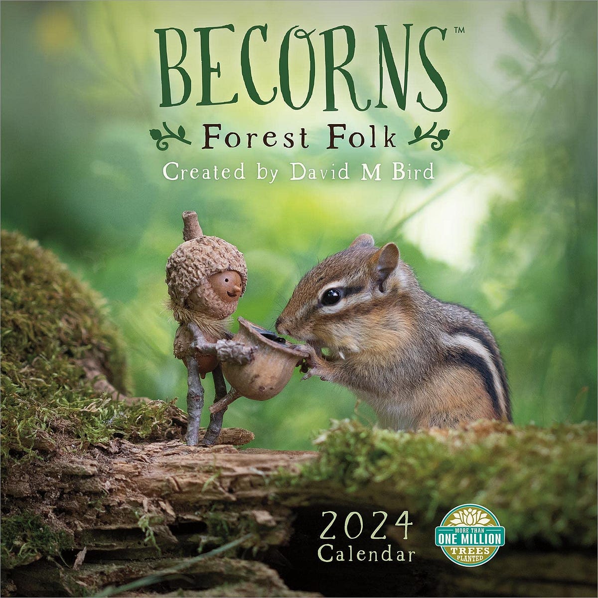 PDF Becorns 2024 Wall Calendar Forest Folk by David M Bird 12" x 24