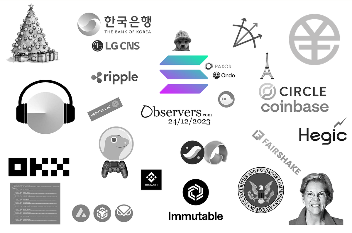 Crypto World Weekly Overview 24/12/2023 | by Observers.com | Coinmonks |  Medium