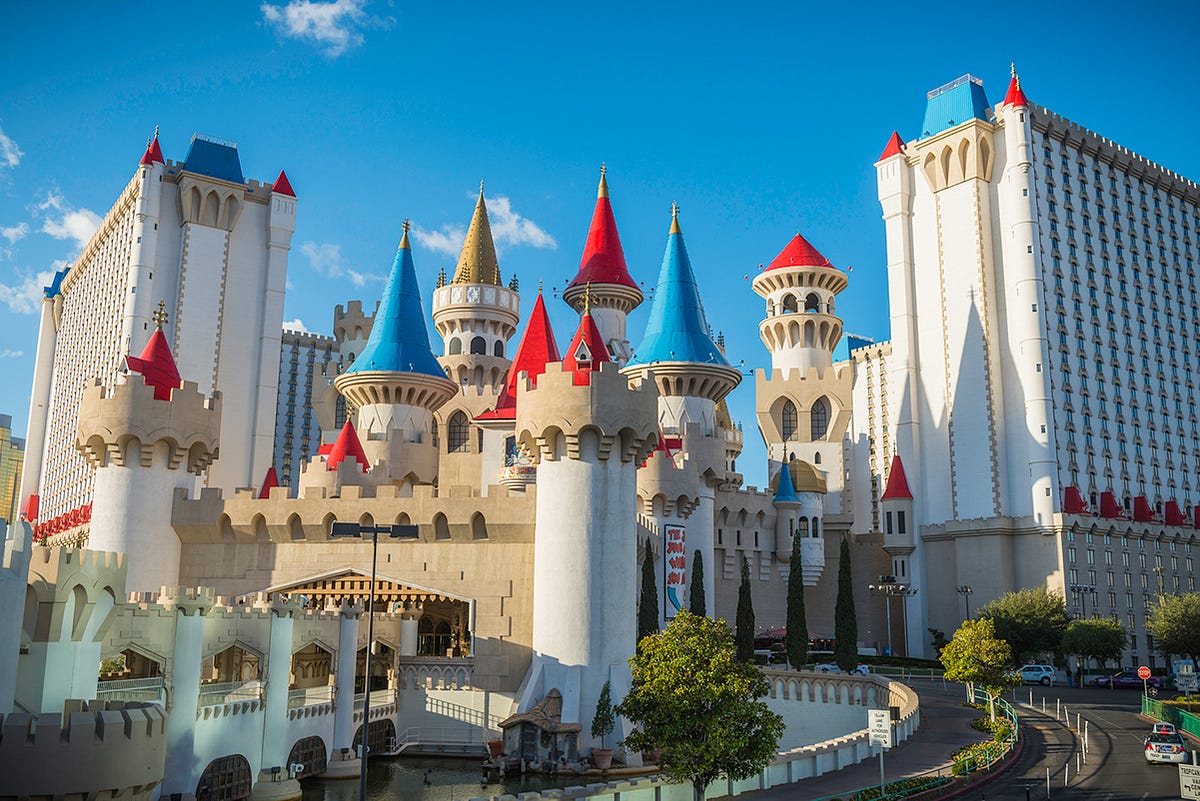 Excalibur Hotel & Casino — Medieval Splendor in America | by Ward Salud |  Castles in America | Medium