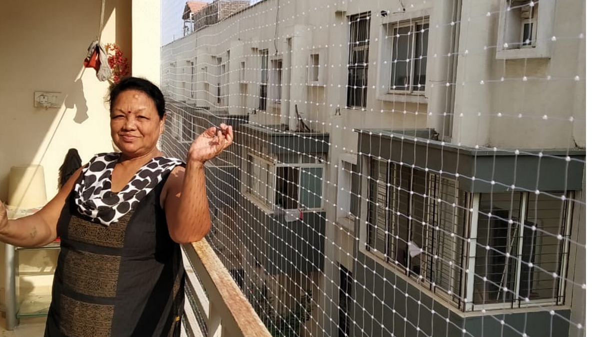 SIRI balcony net installation pigeon netting cost/price near me